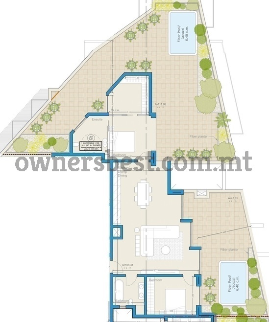 Penthouse in Il-Mosta from Ownersbest.com.mt – €573,000