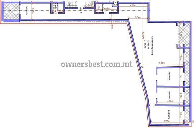 Penthouse in Il-Fgura from Ownersbest.com.mt – €450,000