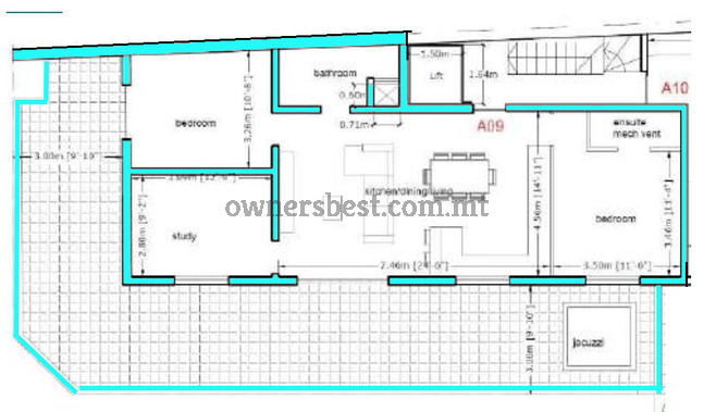 Penthouse in Il-Mosta from Ownersbest.com.mt – €545,000